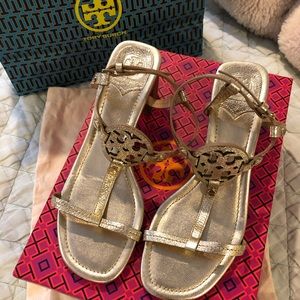 Tory Burch Gold Sandals